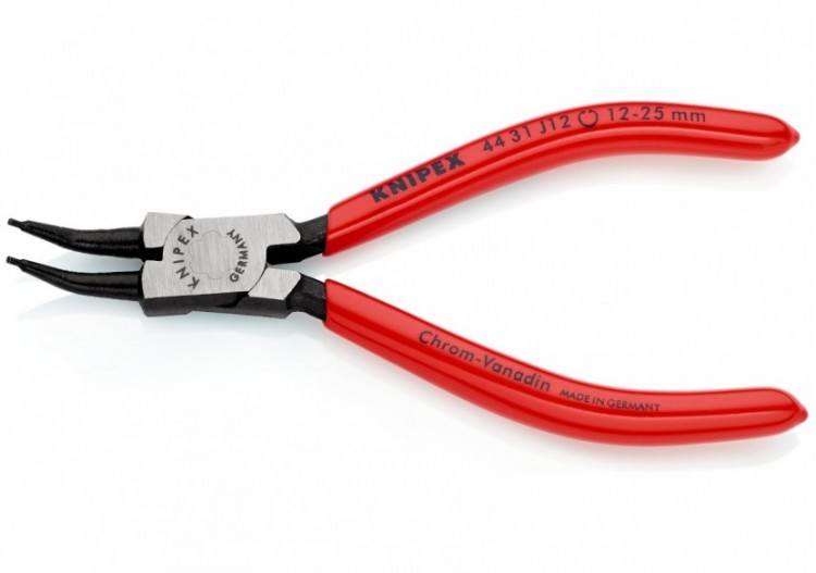 Pince pour circlips intérieurs Alésage de 12 à 25mm - 140mm à 45° - Gainage PVC - Knipex - 4431J12 2