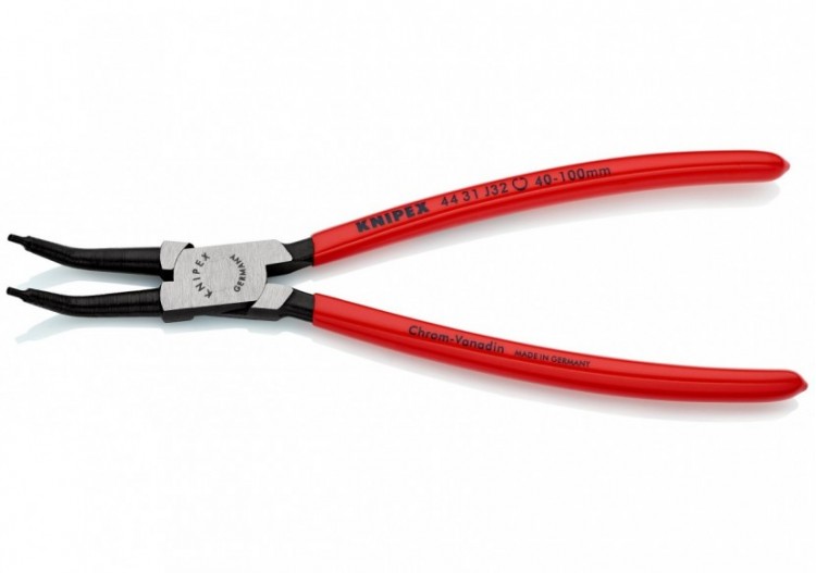Pince pour circlips intérieurs Alésage de 40 à 100mm - 225mm à 45° - Gainage PVC - Knipex - 4431J32 2