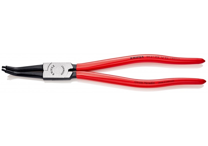 Pince pour circlips intérieurs Alésage de 85 à 140mm - 310mm à 45° - Gainage PVC - Knipex - 4431J42