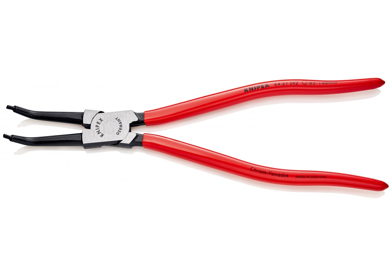 Pince pour circlips intérieurs Alésage de 85 à 140mm - 310mm à 45° - Gainage PVC - Knipex - 4431J42