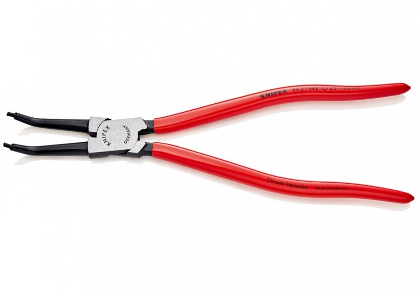 Pince pour circlips intérieurs Alésage de 85 à 140mm - 310mm à 45° - Gainage PVC - Knipex - 4431J42