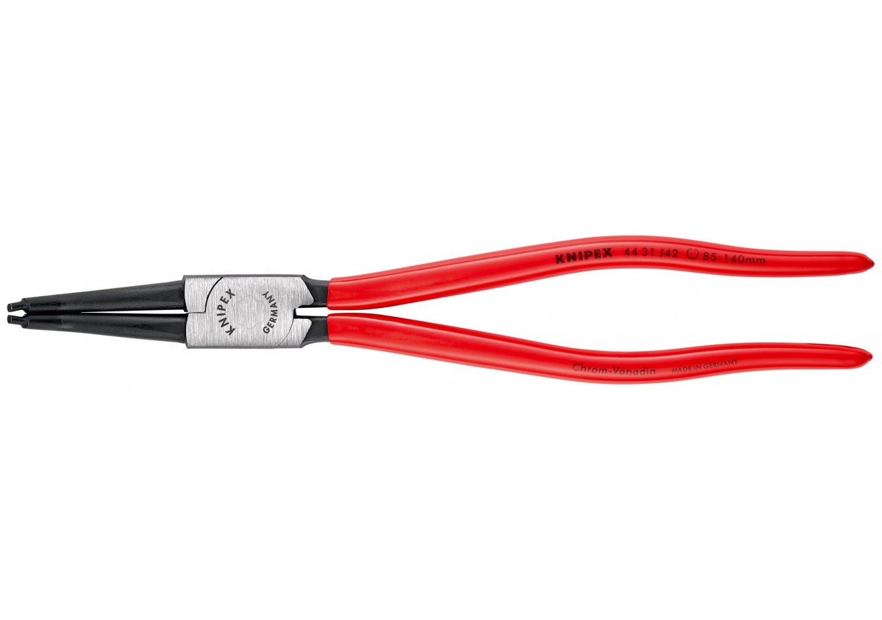 Pince pour circlips intérieurs Alésage de 85 à 140mm - 310mm à 45° - Gainage PVC - Knipex - 4431J42