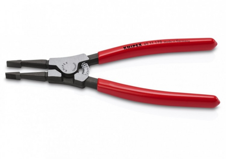 Pince de montage pour rondelles ressort d'arbre gainées en plastique brunie - Knipex - 4511170 2