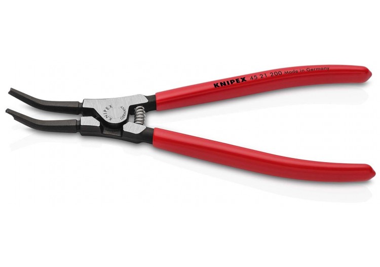 Pince montage de rondelles ressort et circlips sans trou à 30° - Gainage PVC - Knipex - 4521200 2