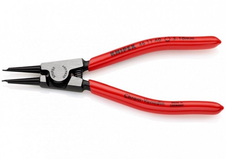 Pince pour circlips extérieurs Arbre de 3 à 10mm - Gainage PVC - 140mm - Knipex - 4611A0 2