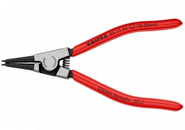 Pince pour circlips extérieurs Arbre de 10 à 25mm - Gainage PVC - 140mm - Knipex - 4611A1 2