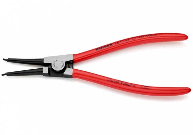 Pince pour circlips extérieurs Arbre de 40 à 100mm - Gainage PVC - 210mm - Knipex - 4611A3 2