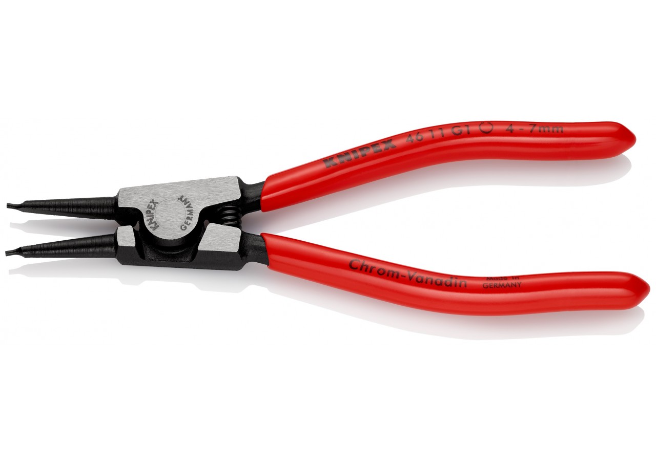 Pince collier d'étranglement d'Arbre de 4 à 7mm - Gainage PVC - 140mm - Knipex - 4611G1