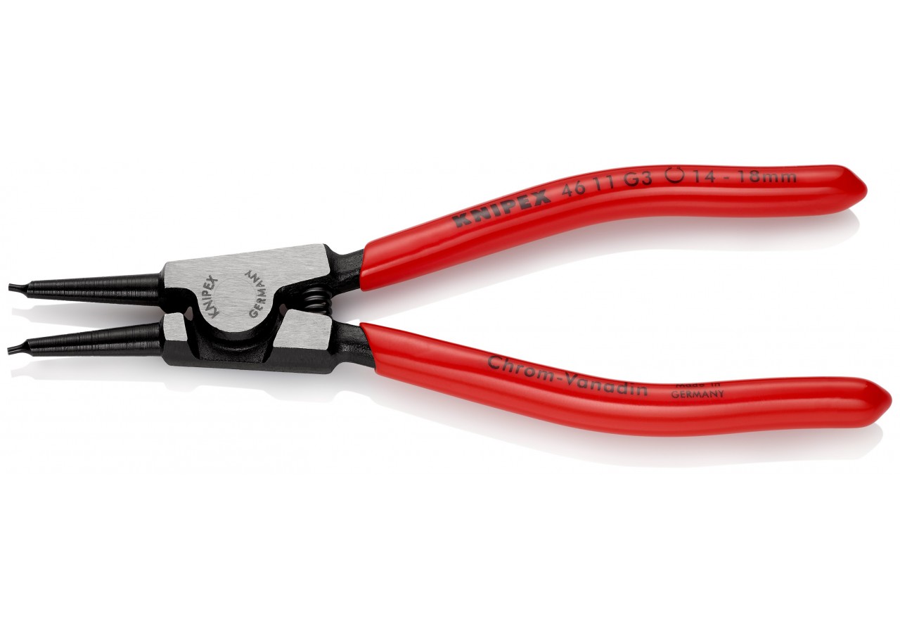 Pince collier d'étranglement d'Arbre de 14 à 18mm - Gainage PVC - 140mm - Knipex - 4611G3