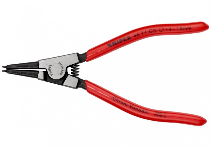 Pince collier d'étranglement d'Arbre de 14 à 18mm - Gainage PVC - 140mm - Knipex - 4611G3