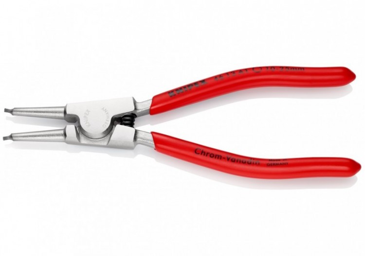 Pince pour circlips extérieurs d'Arbre 10 à 25mm - 140mm - Gainage PVC - Chromée - Knipex - 4613A1 2