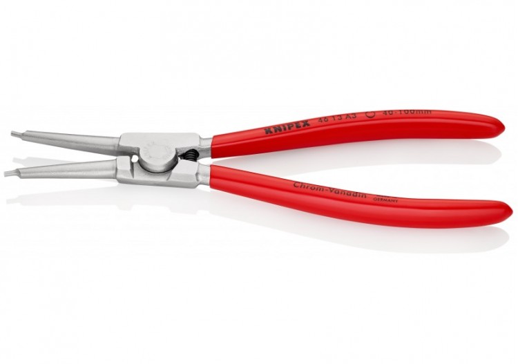 Pince pour circlips extérieurs d'Arbre 40 à 100mm - 210mm - Gainage PVC -Chromée - Knipex - 4613A3 2