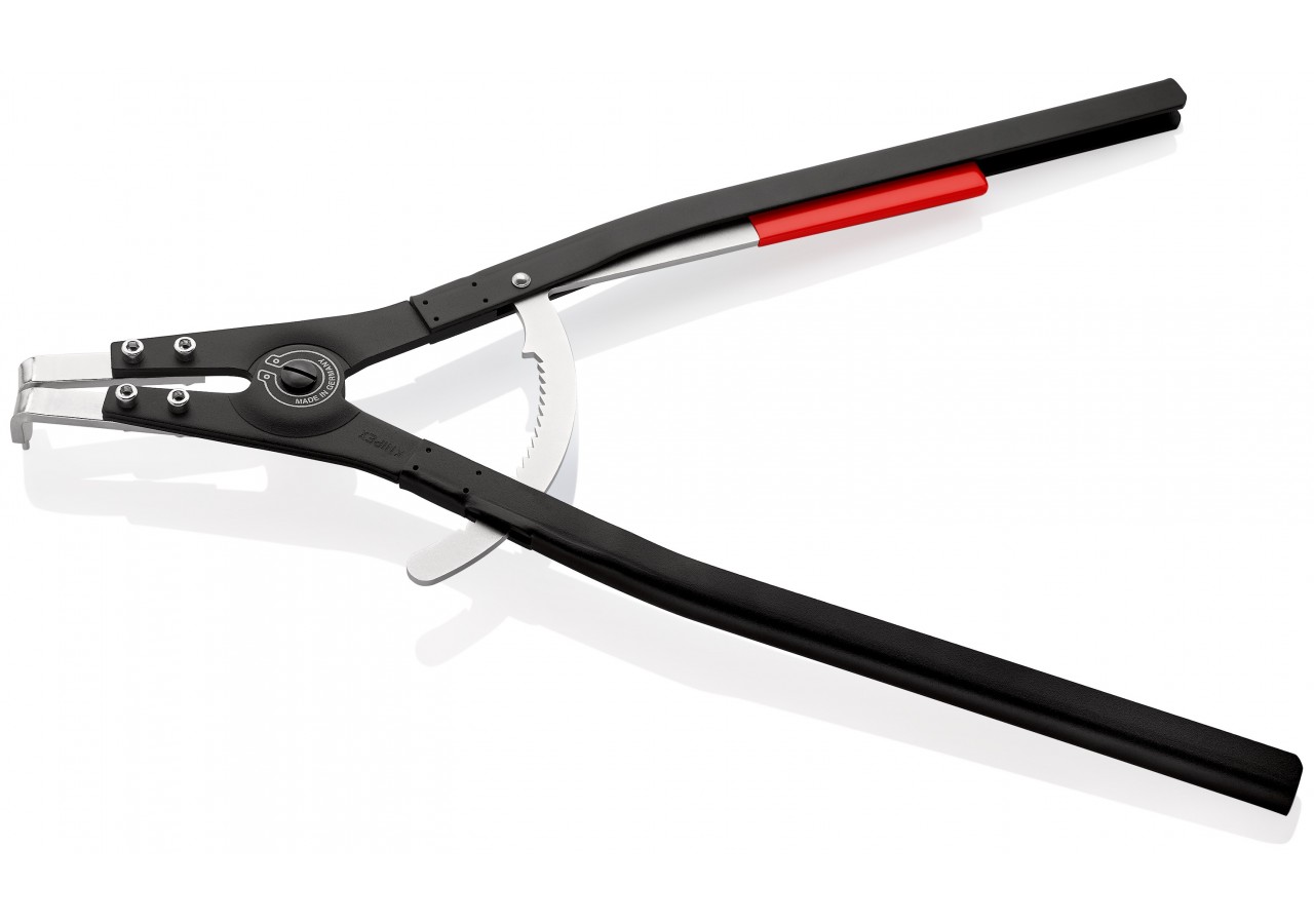 Pince pour circlips extérieurs d'Arbre de 122 à 300mm - 570mm 90 ° - Epoxy noir - Knipex - 4620A51