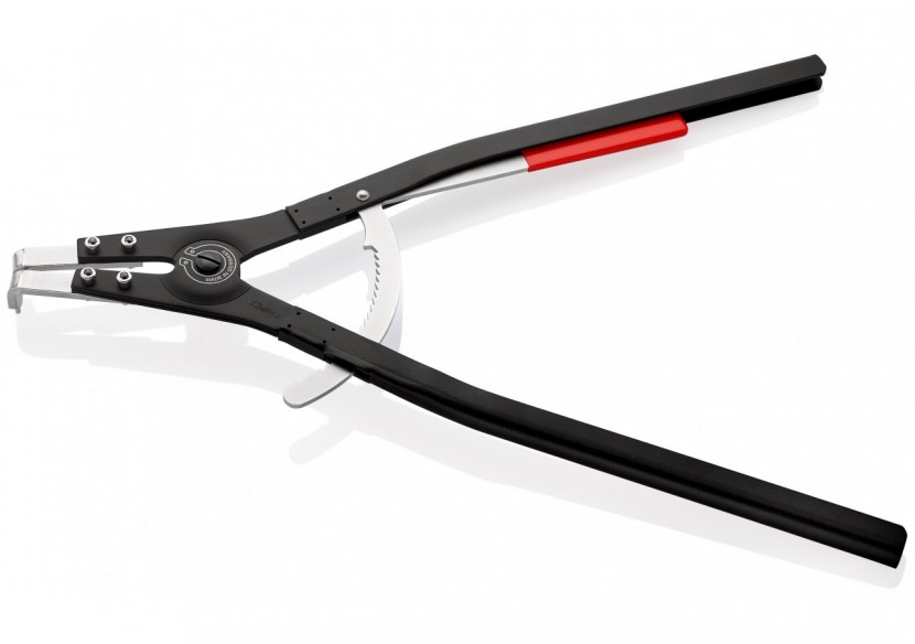 Pince pour circlips extérieurs d'Arbre de 122 à 300mm - 570mm 90 ° - Epoxy noir - Knipex - 4620A51