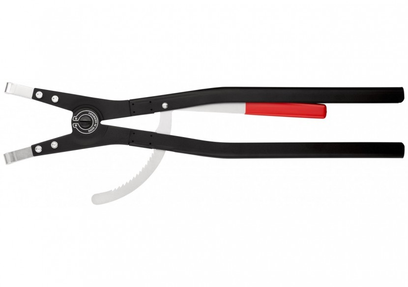 Pince pour circlips extérieurs d'Arbre de 122 à 300mm - 570mm 90 ° - Epoxy noir - Knipex - 4620A51