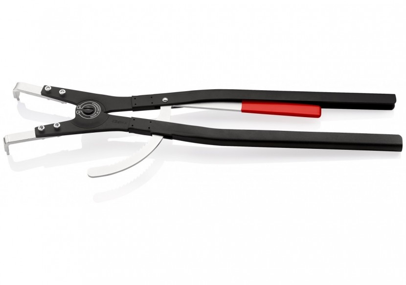 Pince pour circlips extérieurs d'Arbre de 252 à 400mm - 580mm à 90° - Epoxy noir - Knipex - 4620A61