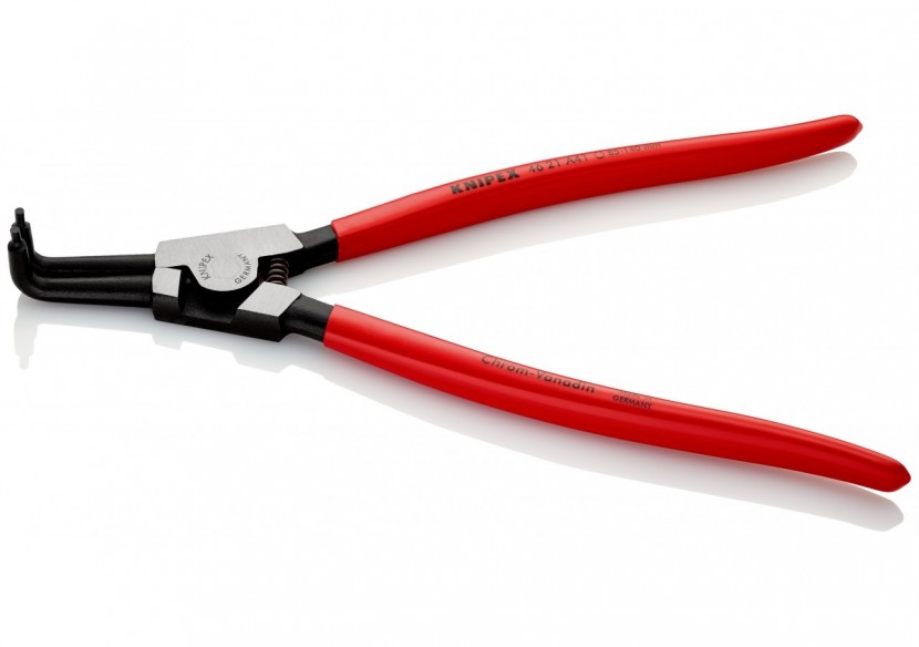 Pince pour circlips extérieurs d'Arbre de 85 à 140mm - 300mm 90° - Gainage PVC - Knipex - 4621A41