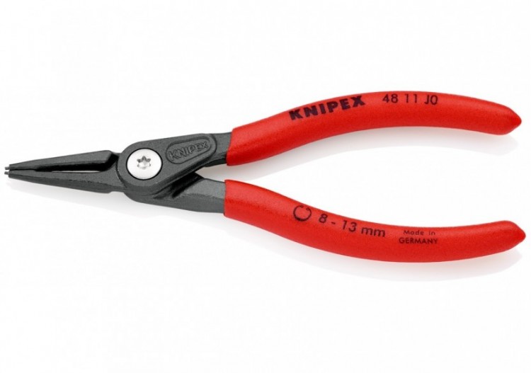 Pince de précision pour circlips intérieurs Alésage de 8 à 13mm-140mm Gaines PVC - Knipex - 4811J0