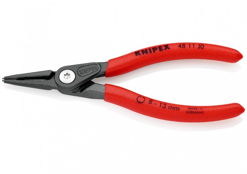 Pince de précision pour circlips intérieurs Alésage de 8 à 13mm-140mm Gaines PVC - Knipex - 4811J0