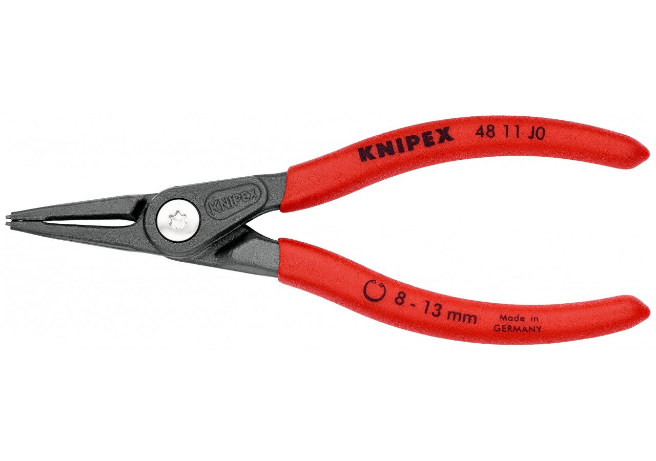 Pince de précision pour circlips intérieurs Alésage de 8 à 13mm-140mm Gaines PVC - Knipex - 4811J0