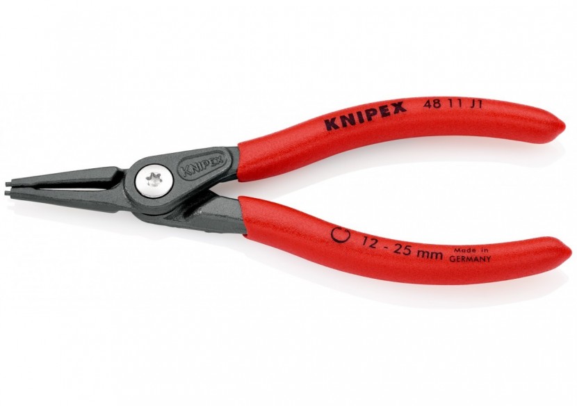 Pince de précision pour circlips intérieurs de 12 à 25mm - 140mm - Gainage PVC - Knipex - 4811J1