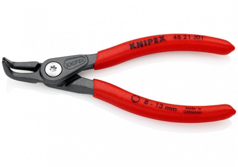 Pince de précision pour circlips intérieurs de 8 à 13mm 90° - 130mm - Gaines PVC - Knipex - 4821J01