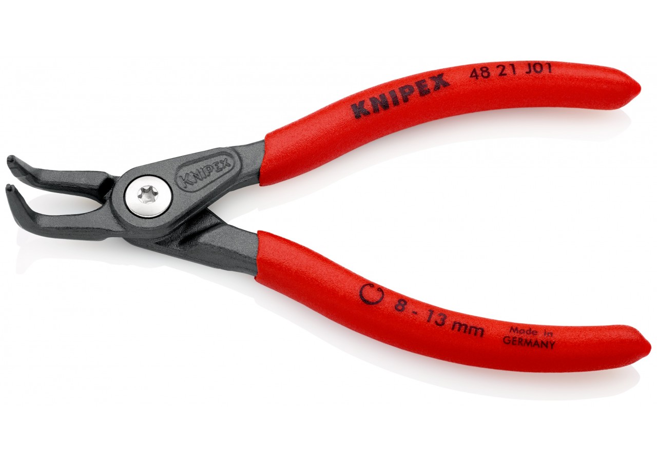 Pince de précision pour circlips intérieurs de 8 à 13mm 90° - 130mm - Gaines PVC - Knipex - 4821J01