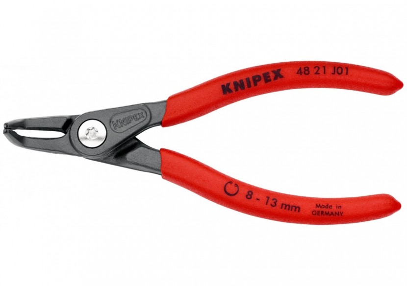 Pince de précision pour circlips intérieurs de 8 à 13mm 90° - 130mm - Gaines PVC - Knipex - 4821J01