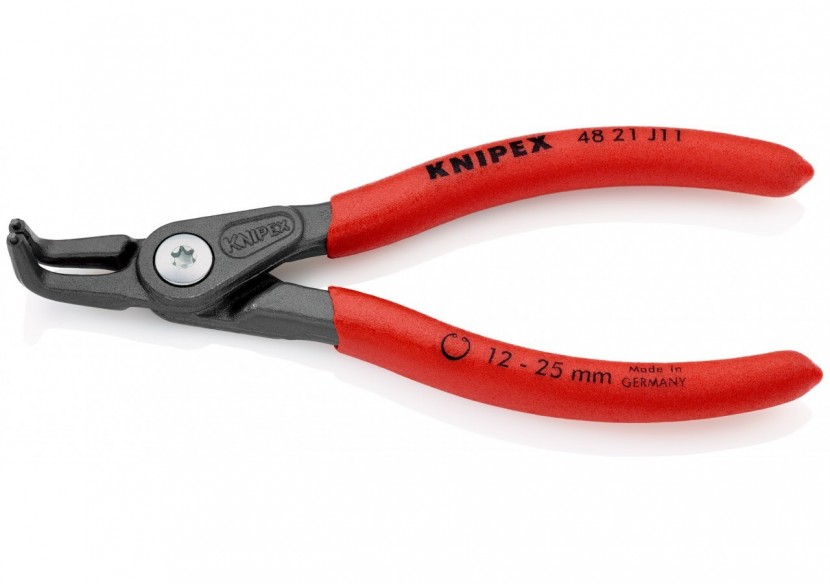 Pince de précision pour circlips intérieurs de 12 à 25mm -130mm 90° Gaines PVC - Knipex - 4821J11