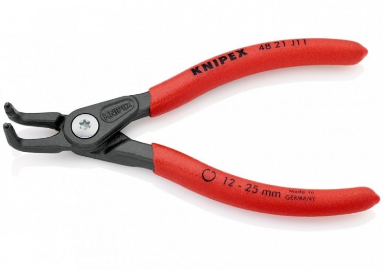 Pince de précision pour circlips intérieurs de 12 à 25mm -130mm 90° Gaines PVC - Knipex - 4821J11 2