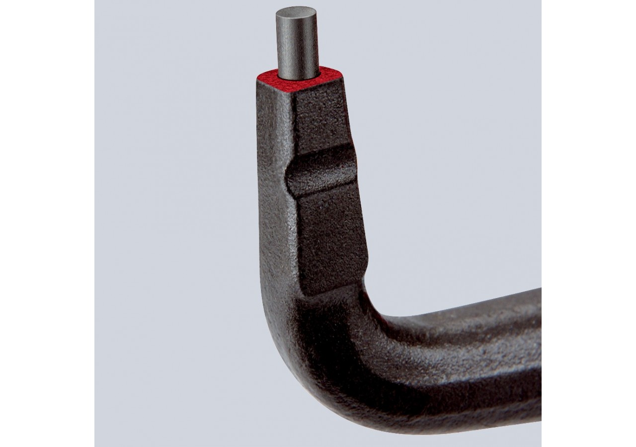Pince de précision pour circlips intérieurs de 19 à 60mm - 165mm 90°- Gaines PVC - Knipex - 4821J21