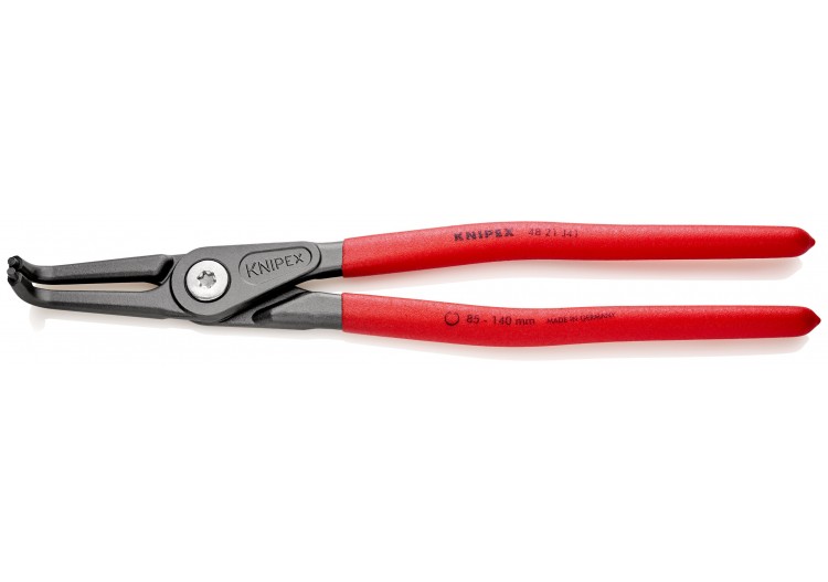 Pince de précision circlips intérieurs de 85 à 140mm - 305mm 90° - Gainage PVC - Knipex - 4821J41