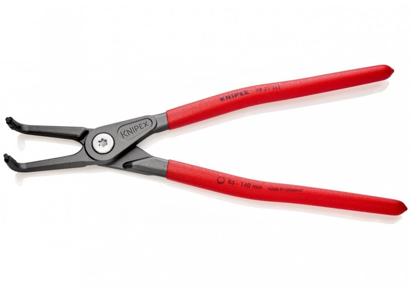 Pince de précision circlips intérieurs de 85 à 140mm - 305mm 90° - Gainage PVC - Knipex - 4821J41