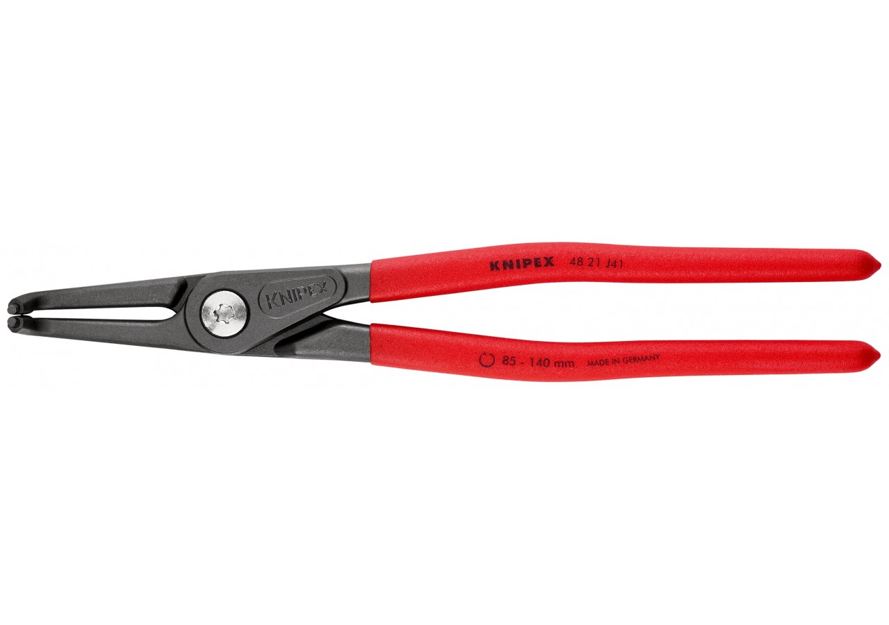 Pince de précision circlips intérieurs de 85 à 140mm - 305mm 90° - Gainage PVC - Knipex - 4821J41