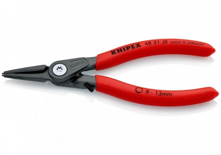 Pince circlips intérieurs de 8 à 13mm + vis de réglage - 140mm - Gainage PVC - Knipex - 4831J0