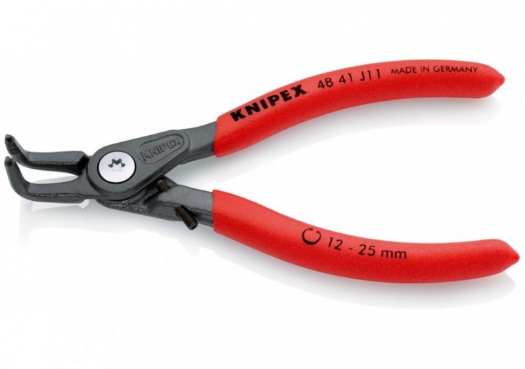 Pince circlips intérieurs de 12 à 25mm + vis de réglage - 130mm 90°- Gainage PVC - Knipex - 4841J11 2