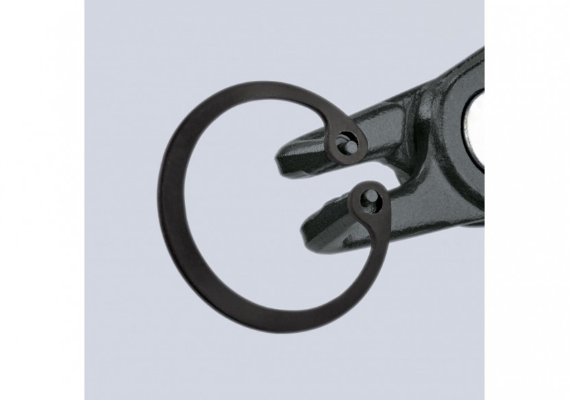 Pince circlips intérieurs de 12 à 25mm + vis de réglage - 130mm 90°- Gainage PVC - Knipex - 4841J11