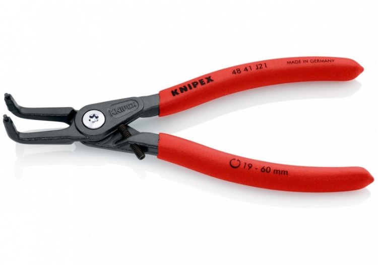 Pince circlips intérieurs de 19 à 60mm + vis de réglage -165mm 90° - Gainage PVC - Knipex - 4841J21 2