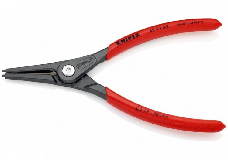 Pince de précision pour circlips extérieurs de 19 à 60mm - 180mm - Gainage PVC - Knipex - 4911A2 2