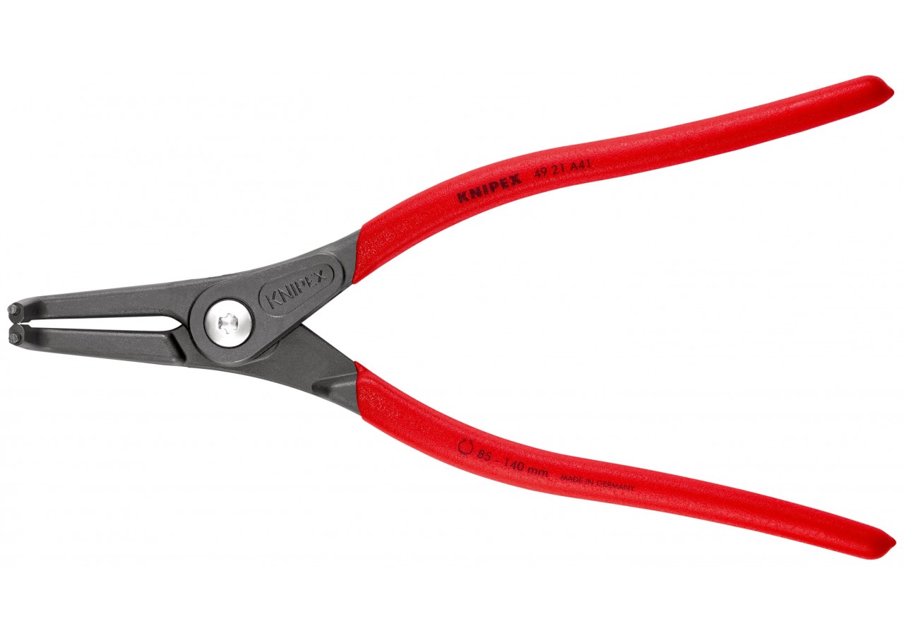 Pince de précision circlips extérieurs de 85 à 140mm - 305mm 90° - Gainage PVC - Knipex - 4921A41
