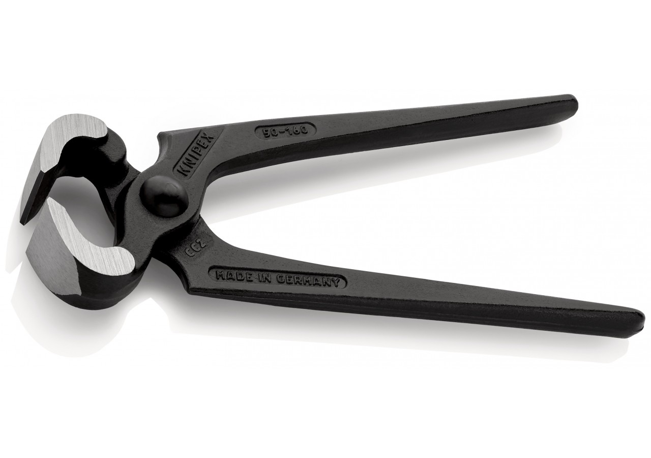 Tenaille Sollicitations extrêmes 160mm - Atramentisée noire, tête polie - 60 HRC - Knipex - 5000160