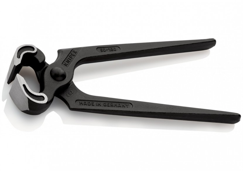 Tenaille Sollicitations extrêmes 180mm - Atramentisée noire, tête polie - 60 HRC - Knipex - 5000180