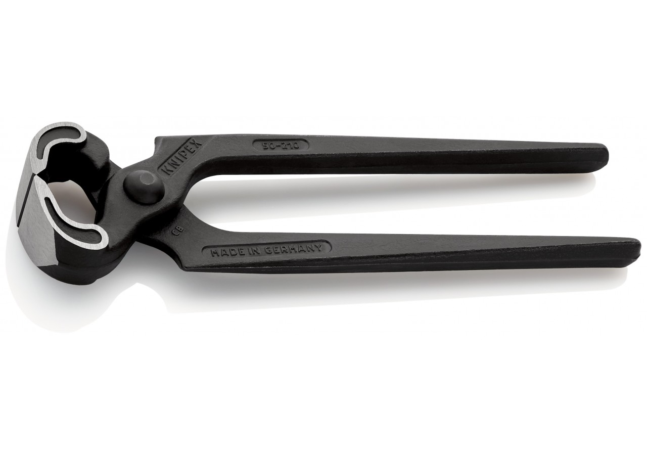 Tenaille Sollicitations extrêmes 210mm - Atramentisée noire, tête polie - 60 HRC - Knipex - 5000210