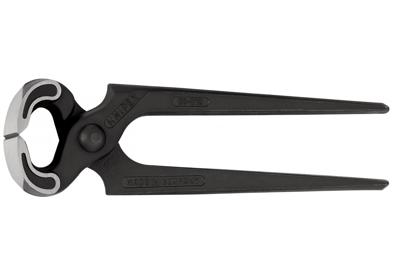 Tenaille Sollicitations extrêmes 210mm - Atramentisée noire, tête polie - 60 HRC - Knipex - 5000210