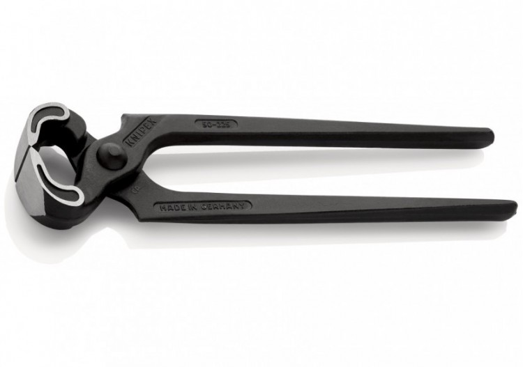 Tenaille Sollicitations extrêmes 225mm - Atramentisée noire, tête polie - 60 HRC - Knipex - 5000225