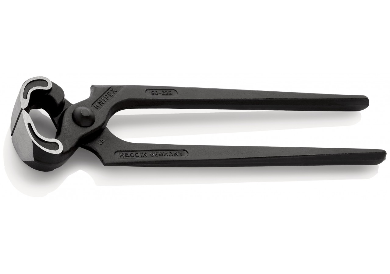 Tenaille Sollicitations extrêmes 225mm - Atramentisée noire, tête polie - 60 HRC - Knipex - 5000225