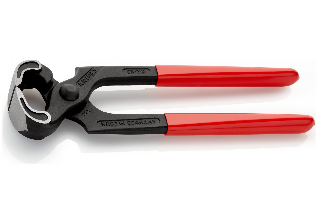 Tenaille Sollicitations extrêmes 210mm - Gainage PVC, tête polie - 60 HRC - Knipex - 5001210