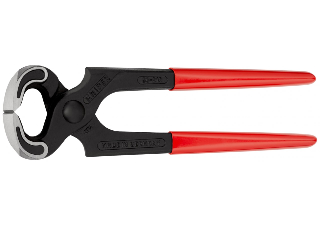 Tenaille Sollicitations extrêmes 210mm - Gainage PVC, tête polie - 60 HRC - Knipex - 5001210