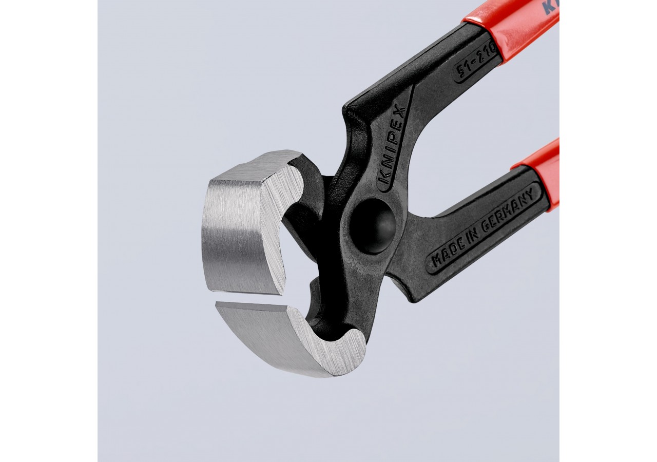 Tenaille marteau 210mm - Gainage PVC, tête polie - 60 HRC - Knipex - 5101210