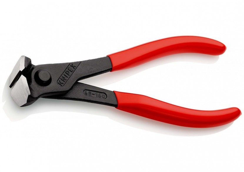 Pince coupante de devant démultipliée à tête large 160mm - Gainage PVC - Knipex - 6801160